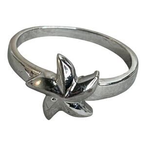 Vintage Edco Sterling Silver Starfish Ring Size 10